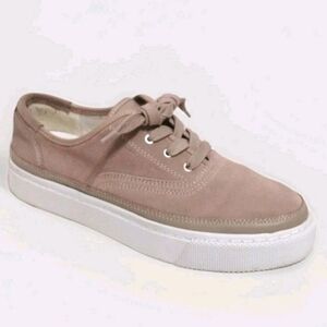 AllSaints Bella Suede Leather Chunky Platform Lace Up Sneakers Women’s Size 10